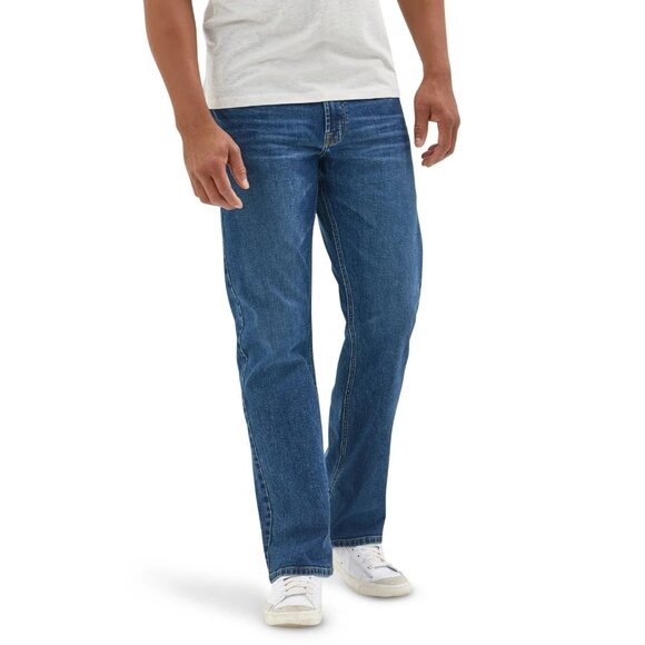 Wrangler Men's and Big Men's Relaxed Bootcut Jean, Size 42x30, Medium Wash Demin - Picture 1 of 5